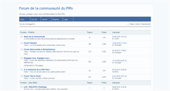 Desktop Screenshot of forum.pipoworld.fr