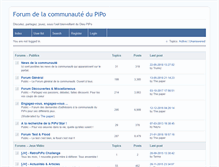 Tablet Screenshot of forum.pipoworld.fr